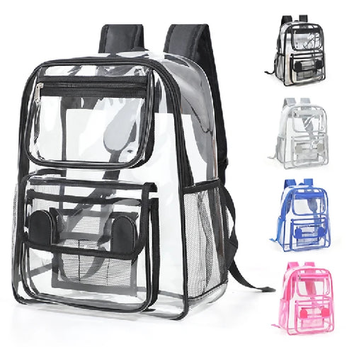 Fashion Plastic Transparent PVC Backpack